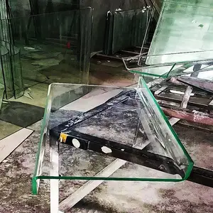 供应折弯玻璃 折弯热弯玻璃电视柜东莞厂家订做直供
