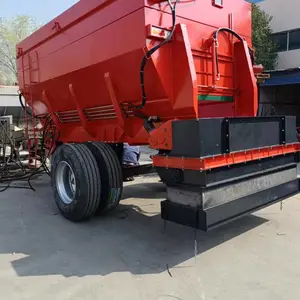 易禾公路撒布机 工程施工铺石灰车 固体抛粪机 动物粪撒肥车