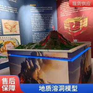 硕博地质地貌溶洞仿真模型声光电演示通水运行规格尺寸可定制