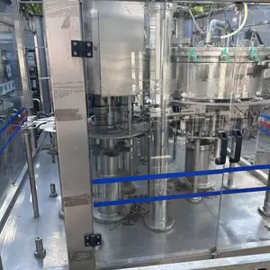 二手三合一灌装机 小瓶矿泉水罐装设备 饮料厂整套灌装机