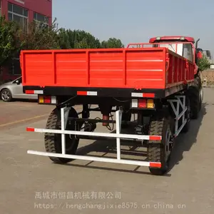 农用拖车 青贮拖车 拉粮食机械 5吨农用拖车 单轴自卸拖车