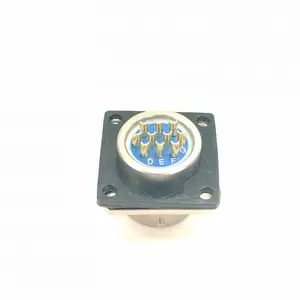 YLH20N1210J+YLH26N1210K2铝合金/不锈钢连接器插头座10芯可开票