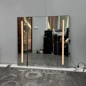 高档酒店智能浴室镜铝合金边框卫生间壁挂式led灯防雾梳妆化妆镜