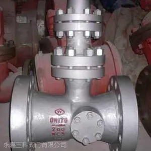 三科H48H空排止回阀用于火电厂给水泵出口处。配合水泵最小流量再循环阀工作，维持系统的安全运行。