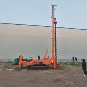 履带式抗浮锚杆打桩机 150抗浮锚杆打桩机 建筑地基抗浮锚杆长螺旋打桩机