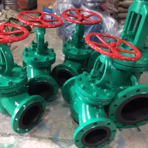 铸钢衬氟法兰截止阀铸钢截止阀不锈钢截止阀J641F46-10/16C DN200 郑州市阀门维修加工