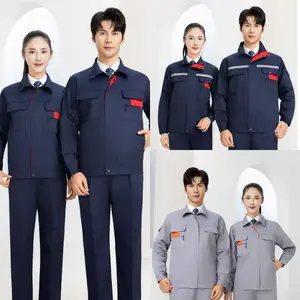 供应2025塘厦厂家秋冬季耐磨大码长袖夹克工作服耐磨车间工作服