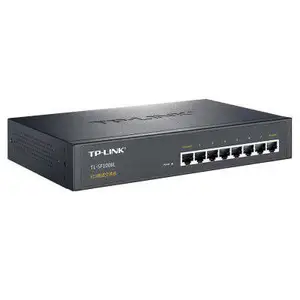 TP-LINK TL-SF1008L 8口楼道交换机 VLAN划分 端口限速 铁壳