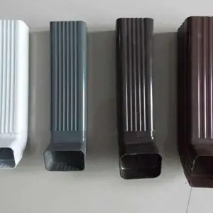 屋面排水槽铝合金天沟别墅檐沟屋檐雨水槽彩铝天沟成品天沟落水系统