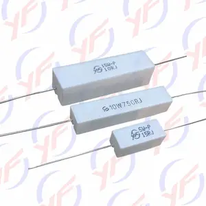 厂家发货SQP水泥外壳10W线绕固定电阻器老化电阻
