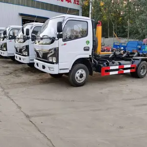 厂家优惠销售东风构臂车 城镇使用4-6方构臂垃圾车 根据要求定做配套垃圾箱
