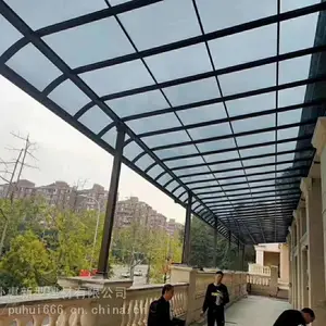耐力板铝合金雨棚_隔热可组装雨棚批量供应