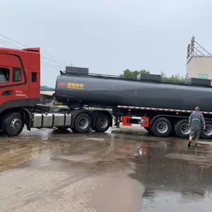 随州特运牌32方普货钢衬塑罐车 内滚塑防腐罐式油田压裂洗井液罐车