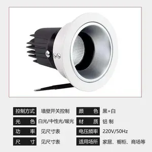 ����cobͲ��ϴǽ��ѣ���led�컨Ƕ��ʽ����������������ϵ��