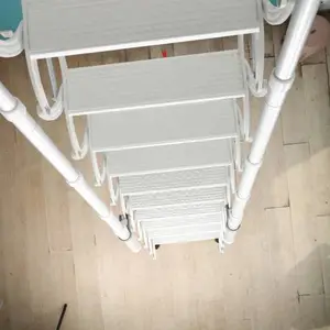阁楼电动伸缩楼梯 壁挂式 别墅复式 静音顺滑 定制加工商