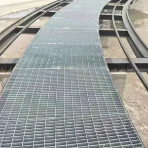 热镀锌钢格板污水处理厂平台格栅板光伏检修通道走道板防滑承重市政沟盖踏步板