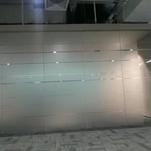 北京办公室磨砂膜玻璃贴膜镂空刻字喷绘图案