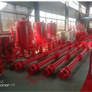 海南长轴泵,深井消防泵XBD17.5/10GJ-ZQJC 功率45kw
