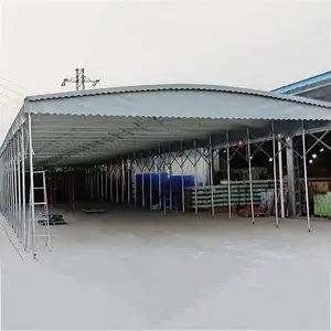 昆明雨棚厂家定做 伸缩移动遮阳棚 户外停车棚 帆布帐篷
