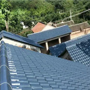 洛阳树脂瓦批发屋面瓦别墅建筑装饰瓦片防水防腐隔热屋顶塑料主瓦