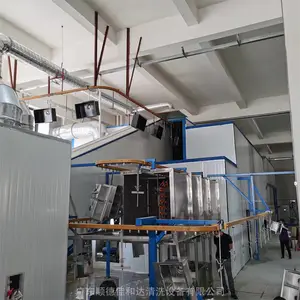 不锈钢水槽电镀自动产线 悬挂式超声波清洗纳米全自动产线定制