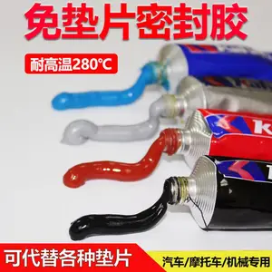 卡夫特免垫片K-383银胶K-586黑胶K-587蓝胶K588红胶替代垫片耐温防水耐油硅酮密封胶批发