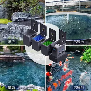 自动反冲洗循环鱼便分离过滤器转鼓微滤机锦鲤鱼池微滤机小型高压