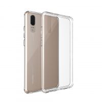 简约全透明华为p20tpu加钢化玻璃套啤玻璃手机壳 工厂型号齐全