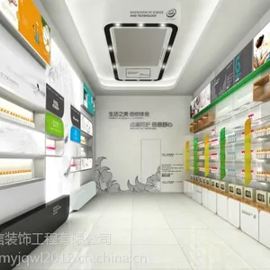 济南饰品店展柜制作,美甲店展柜,精品展示柜设计制作