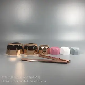 15mm23mm磨砂盖化妆品盖双层电镀玫瑰金软管盖***优质塑料盖钻石盖身体乳面霜化妆品包装