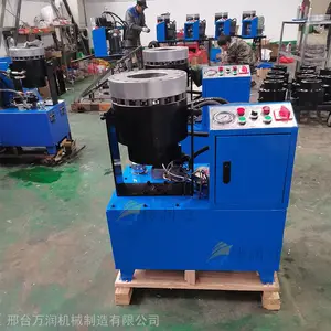 蔬菜大棚管缩管机 博润冠大口径钢管扣压机 缩头机