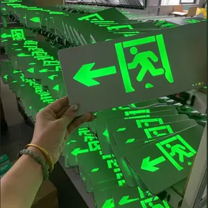 various emergency lights, including fire emergency lights, safety exit signs, evacuation indicator lights, as well
