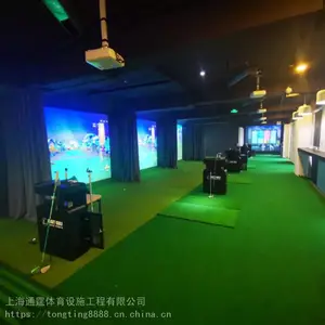 学校高尔夫教学设施,室内高尔夫,高尔夫打击笼,教学挥杆网笼,教学挥杆网架