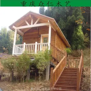 彭水樟子松传统木房子 防腐木现代木别墅 景区度假木屋设计施工 众仁木艺