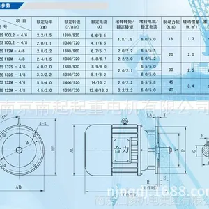 YEZ160S-4 11KW �Ͼ����ֵ���� ������׶��ת�������첽�綯��