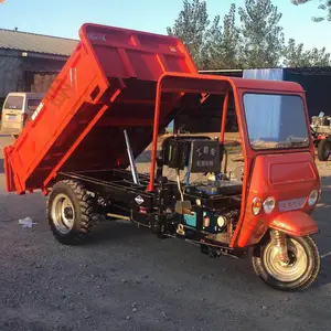 吉奥厂家直销ja-18柴油三轮车工程自卸车 农用柴油运输车工地翻斗车
