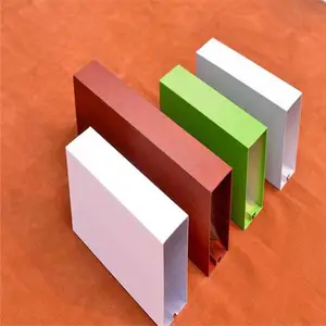 3030铝方通 3D仿木纹铝方通 型材方通吊顶 装饰材料