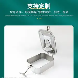不锈钢快开式方形人孔罐用密封人孔盖