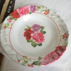 7 8 9 10寸波纹密胺盘A130%MELAMINE FACTORY印花工厂中东