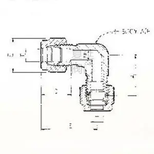 swagelok世伟洛克不锈钢1/4NPT转10MM卡套弯头