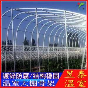昱泰 连栋温室大棚骨架结构 镀锌防腐耐用 YTWSGJ4018