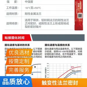 Loctite乐泰518 50ML密封防漏耐锈防腐红色膏状 柔性 适用于铝质法兰