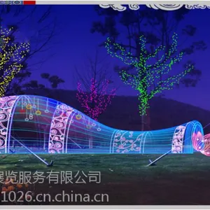天津 梦幻灯光节公司 灯展壮观 风车节租赁 应接