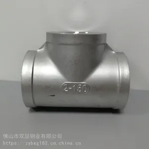 直销三通铸件DN50|弯头2寸丝扣连接|304不锈钢螺纹连接
