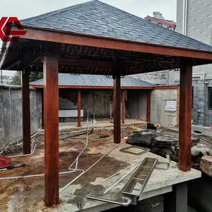 金华仿古凉亭,花架,仿古长廊木结构,义乌仿古凉亭