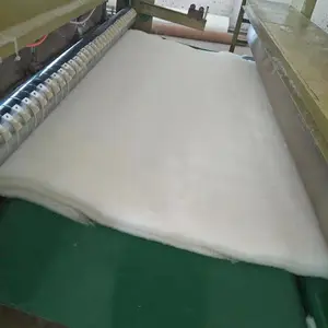 奥绒厂家定制家纺服装用羊毛絮片针刺棉热熔棉烫光棉及羊毛床垫