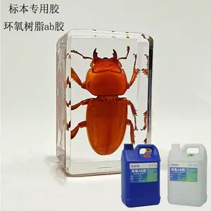 环氧树脂ab胶 双组份灌注胶 昆虫 动物标本水晶胶 高透明 无气泡
