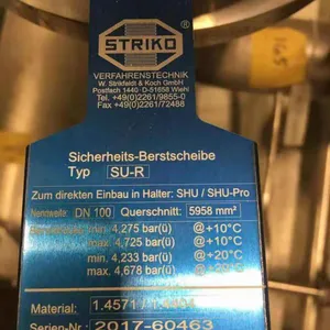 STRIKO无菌金属爆破片SU-CS用于制药和食品行业