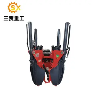 带土球挖树机 多功能四瓣式移树机 新型挖机起树机 园林绿化移植机械