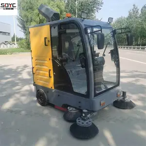 驾驶式喷雾电动扫地车商用车间仓库扫地机商场物业清扫车
